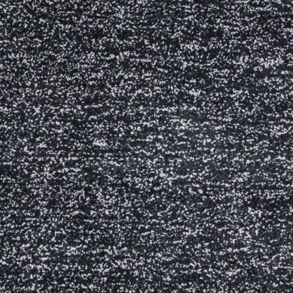 8' Black Heather Plain Runner Rug