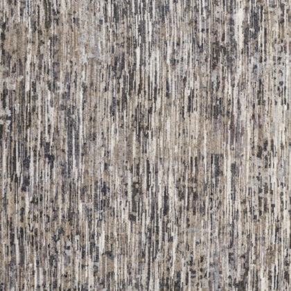 10' X 13' Gray Blue And Silver Wool Abstract Hand Knotted Area Rug