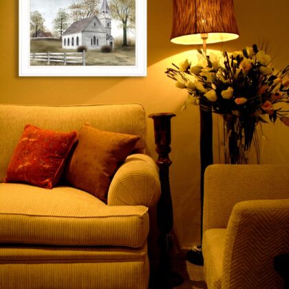 Sunday Go To Meetin 2 White Framed Print Wall Art