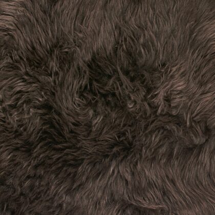 24" X 36" Chocolate Single Sheepskin Area Rug