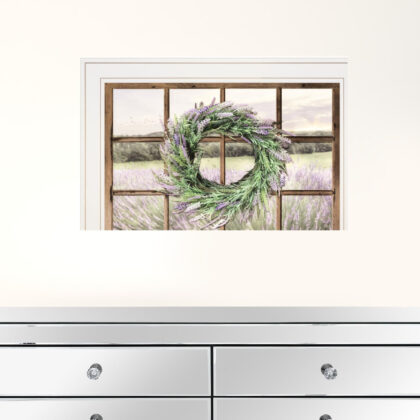 Country Gazing 3 White Framed Print Wall Art