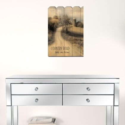 Country Road Take Me Home Unframed Print Wall Art