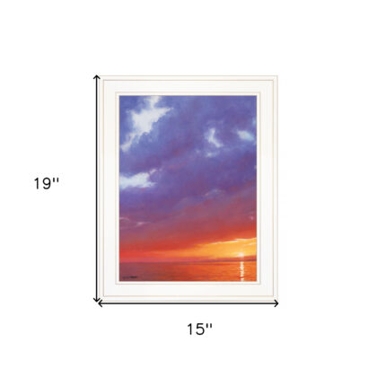 Certain Glow 2 White Framed Print Wall Art