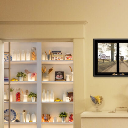 Heading Home 2 Black Framed Print Wall Art