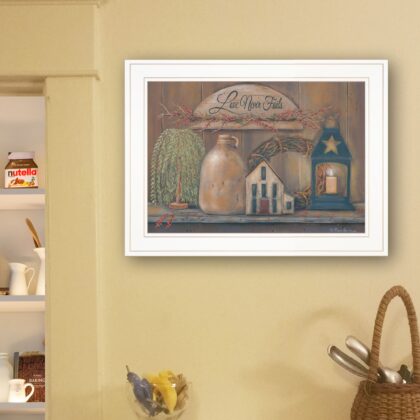 Love Never Fails 5 White Framed Print Wall Art