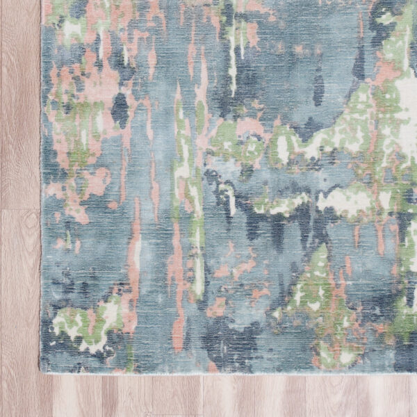 9' x 12' Gray and Yellow Abstract Hand Loomed Area Rug