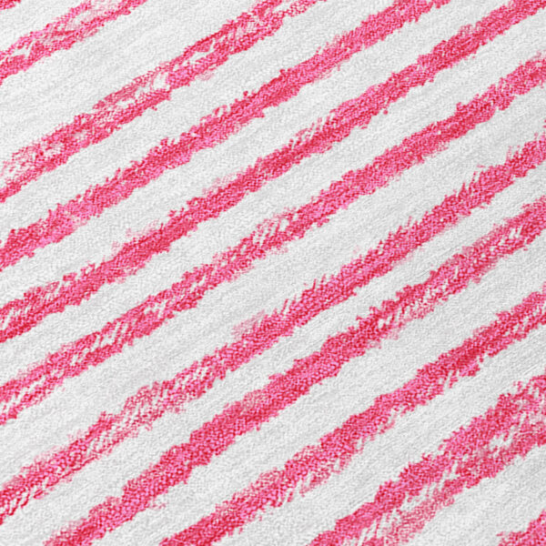 5' X 8' Blush Abstract Washable Non Skid Indoor Outdoor Area Rug