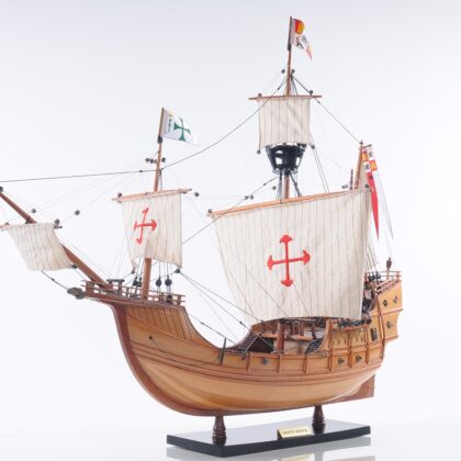 26" Wood Brown Hand Painted Sculpture