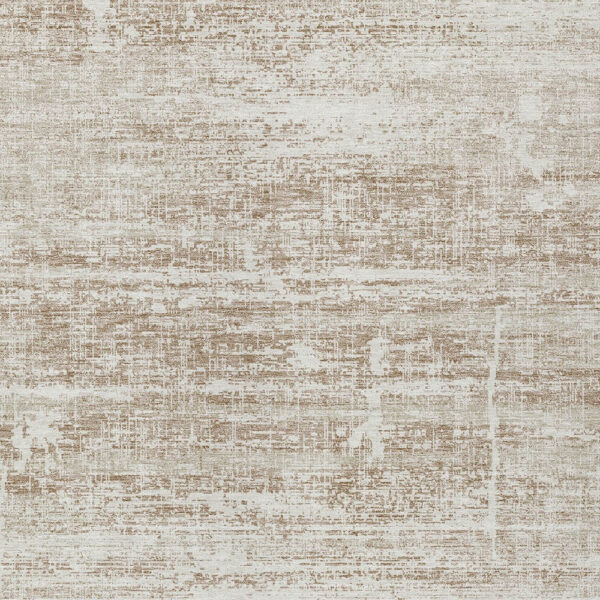 10' X 14' Beige Taupe And Ivory Abstract Washable Indoor Outdoor Area Rug