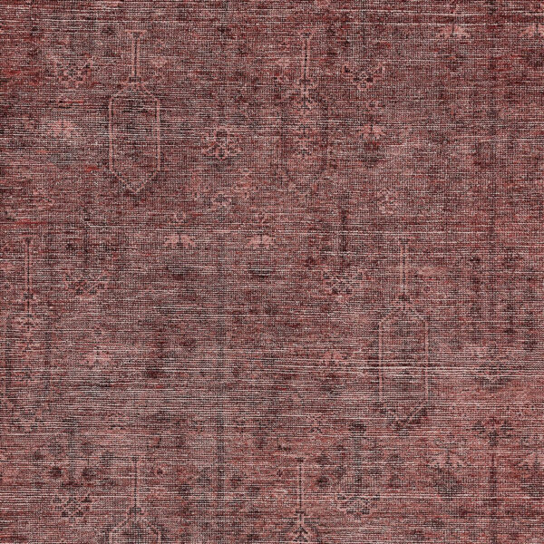 8' X 10' Orange And Copper Southwestern Washable Indoor Outdoor Area Rug