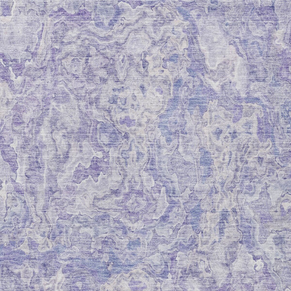 8' X 10' Plum Purple And Lavender Abstract Washable Indoor Outdoor Area Rug