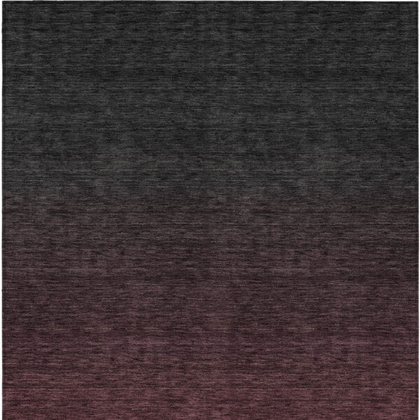 3' X 5' Merlot And Charcoal Abstract Washable Indoor Outdoor Area Rug
