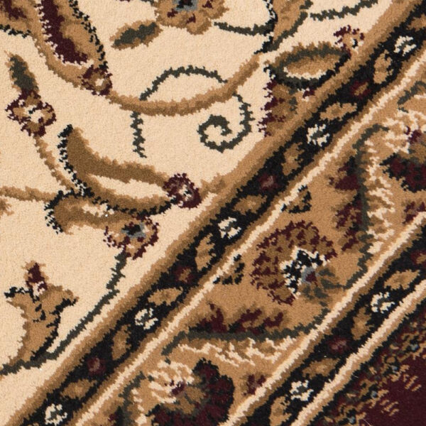 8’ x 11’ Red Floral Medallion Area Rug