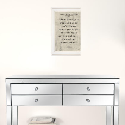Book Quote Vi 1 White Framed Print Wall Art