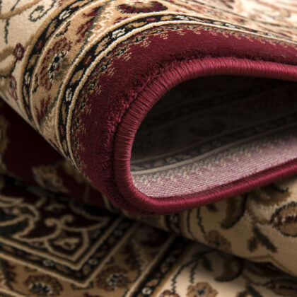 8’ x 11’ Red Floral Medallion Area Rug