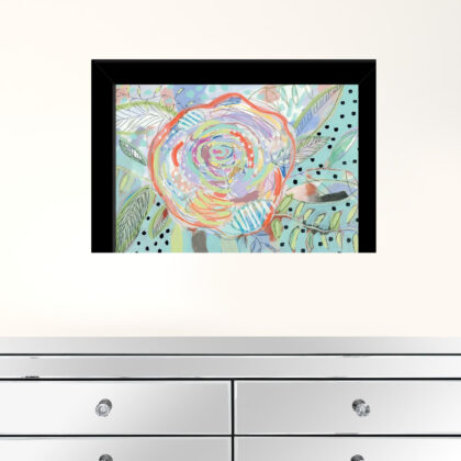 Bloom For Yourself 4 Black Framed Print Wall Art