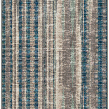 12' Brown and Beige Ombre Hand Tufted Runner Rug