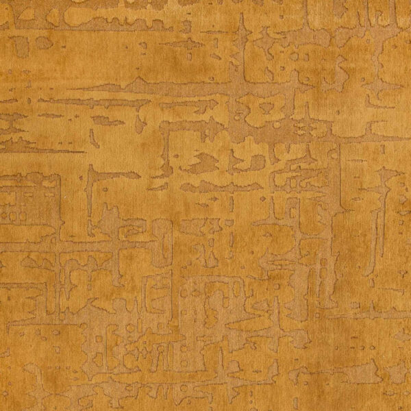 8' x 11' Yellow Abstract Non Skid Area Rug