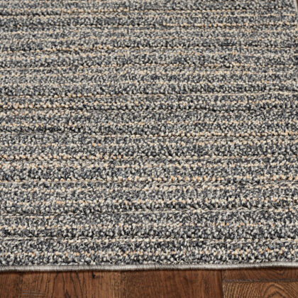8'X10' Denim Blue Machine Woven Uv Treated Indoor Outdoor Area Rug