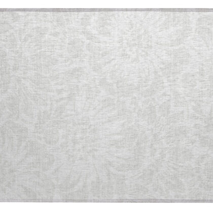 2' X 3' Ivory Floral Washable Non Skid Indoor Outdoor Area Rug