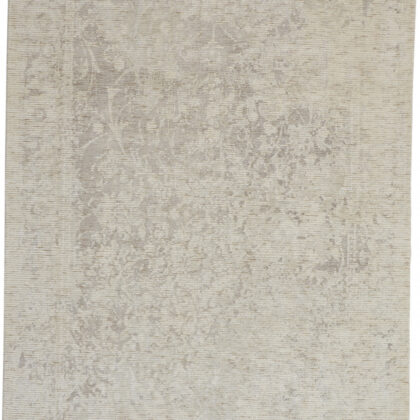 2' X 3' Ivory And Tan Abstract Hand Woven Area Rug