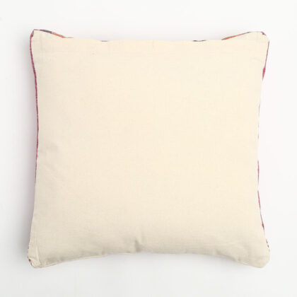 20" Magenta Beige and Rust Handmade Southwestern Indoor Outdoor Throw Pillow Cover
