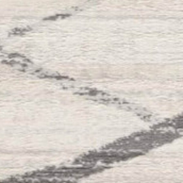 20' Gray Geometric Dhurrie Runner Rug
