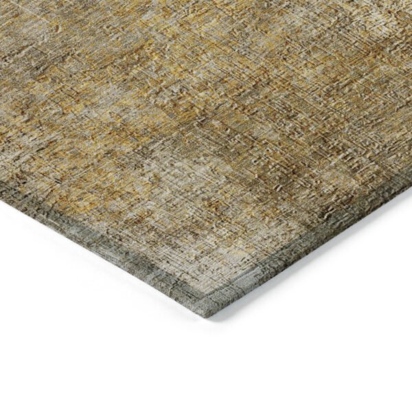 10' X 14' Beige Taupe And Ivory Abstract Washable Indoor Outdoor Area Rug