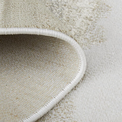 12' X 15' Ivory Tan And Gray Abstract Area Rug