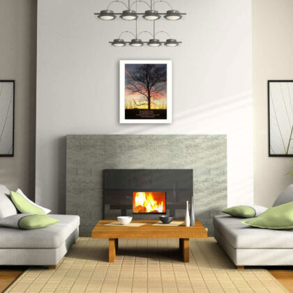 Passion 4 White Framed Print Wall Art