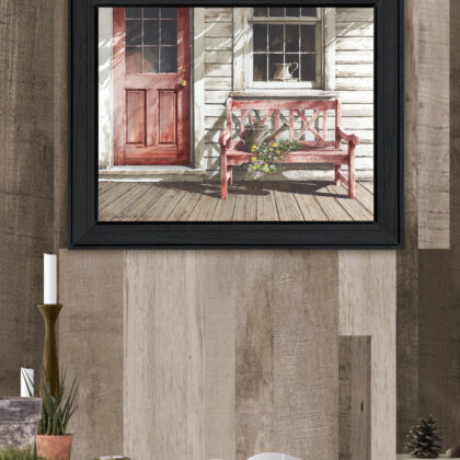 Fresh Cut Flowers 1 Black Framed Print Wall Art