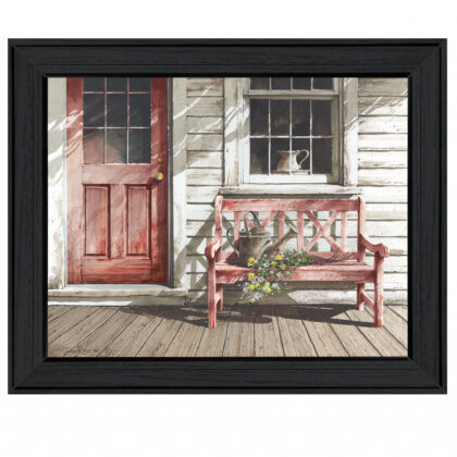 Fresh Cut Flowers 1 Black Framed Print Wall Art