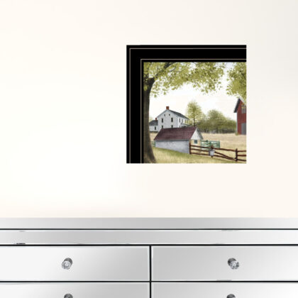 Set Of Two The Spring House 2 Black Framed Print Wall Art