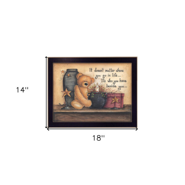The Simple Truth 2 Black Framed Print Wall Art