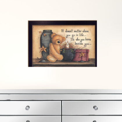 The Simple Truth 2 Black Framed Print Wall Art