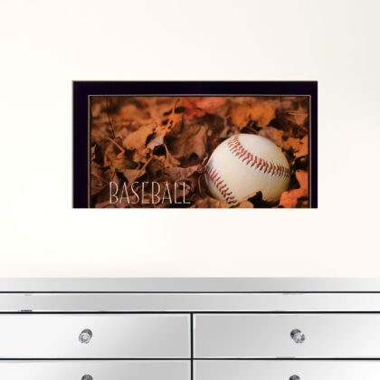 Baseball A Family Tradition Black Framed Print Wall Art