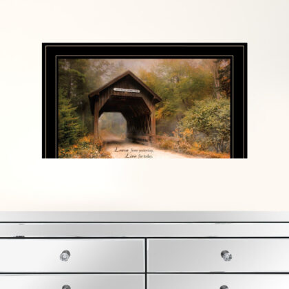 Live For Today 2 Black Framed Print Wall Art