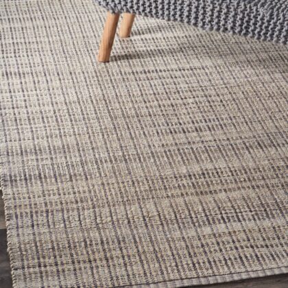 5’ x 8’ Brown and Beige Toned Jute Area Rug
