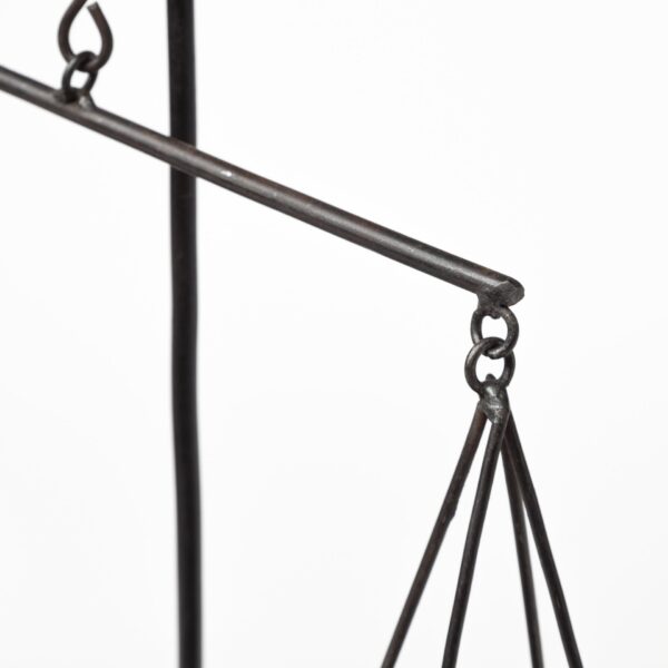 Libra Black Vintage Decorative Scale