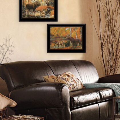Set Of Two Great Outdoors 4 Black Framed Print Wall Art
