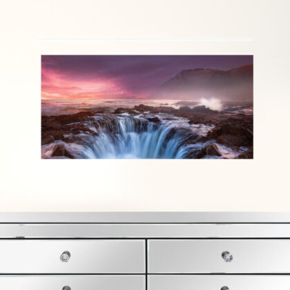 Genesis 1 White Framed Print Wall Art