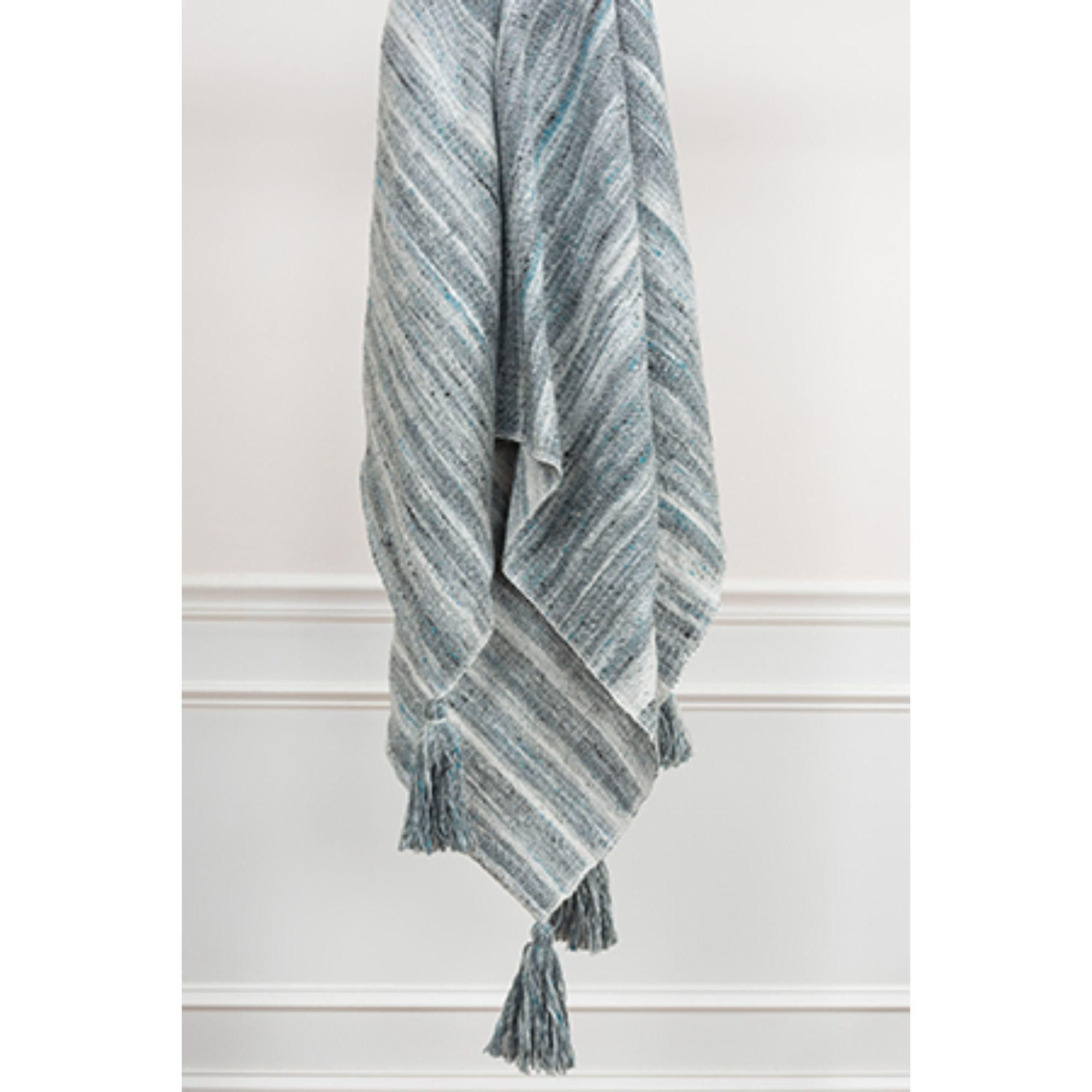 Blue and Black Woven 100% Poly Pet Throw Blanket - Image 3