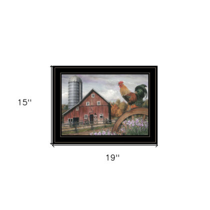 Good Morning Vermont 3 Black Framed Print Wall Art