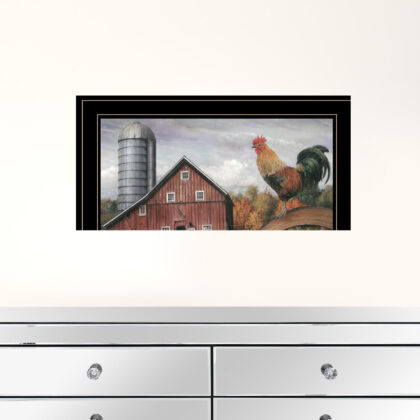 Good Morning Vermont 3 Black Framed Print Wall Art