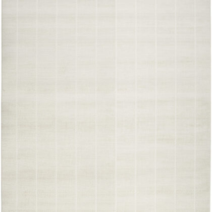 5' x 7' Cream Geometric Area Rug