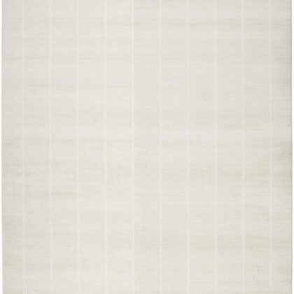 5' x 7' Cream Geometric Area Rug