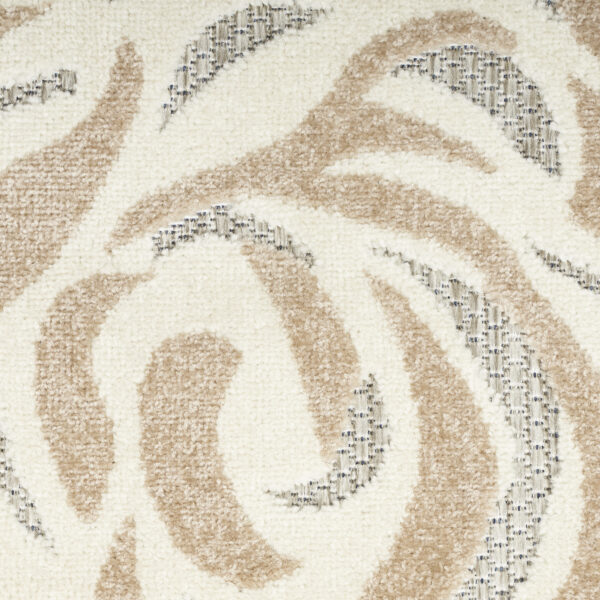 3' X 4' Blue and Gray Floral Indoor Outdoor Area Rug