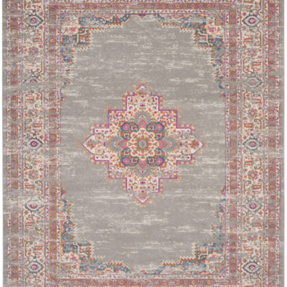 12' X 18' Blue Moroccan Power Loom Distressed Area Rug