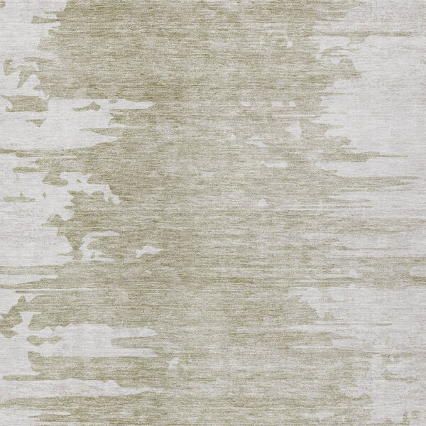 8' X 10' Taupe Beige And Tan Abstract Washable Indoor Outdoor Area Rug
