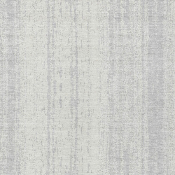 8' X 10' Silver And Ivory Striped Washable Indoor Outdoor Area Rug